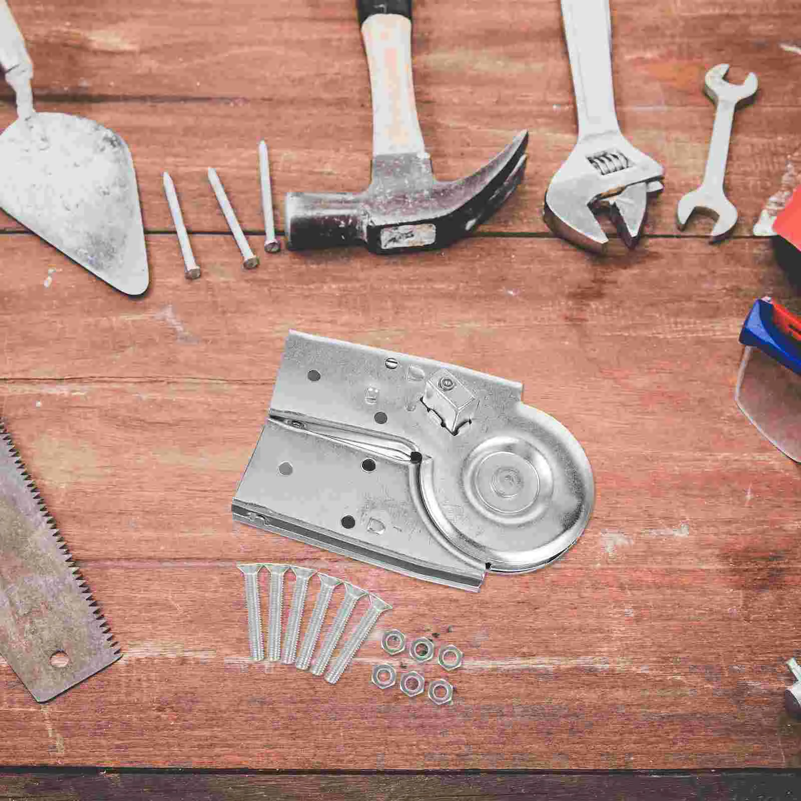 Small Lightweight Aluminum Step Ladder Parts Foldable Joint Connector Attic Ladder Hinge Construction Tools Scaffolding