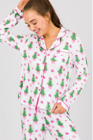 Snowdrop kurta with fern pyajamas