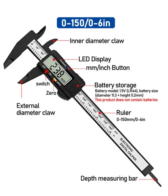 1pcs caliper