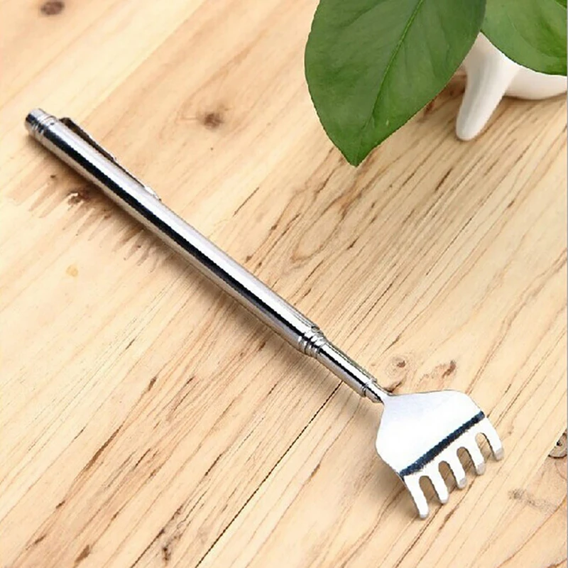Back Scratchers 1pcs Stainless Steel Telescopic Pen Clip Portable Itch Massage Tool