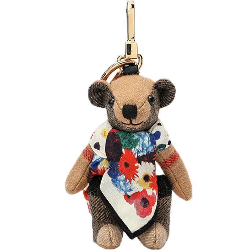 

Doll Teddy Bear Cartoon Limb Rotation Cashmere Wool Bag Ornament Car Keychain