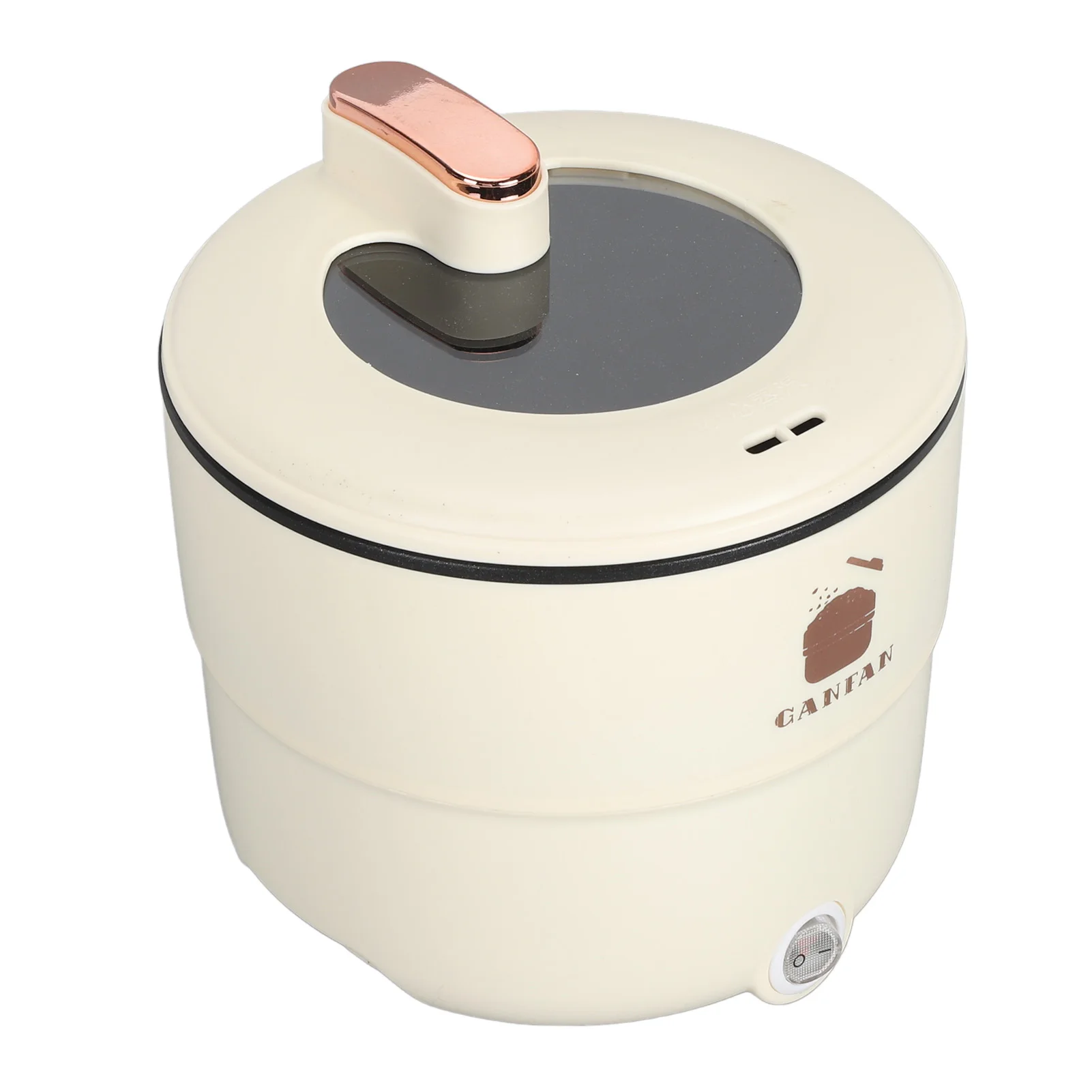 Electric Cooking Pot Electric Rice Cooker Anti Scald Multifunctional Anti Stick Coating Double Layers for Noodles