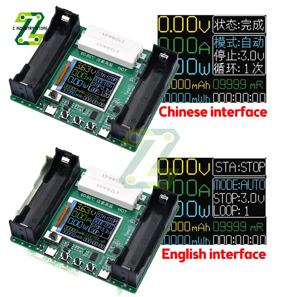 

Type-C LCD Display Battery Capacity Tester MAh MWh Lithium Battery Digital Battery Power Detector Module Battery Tester