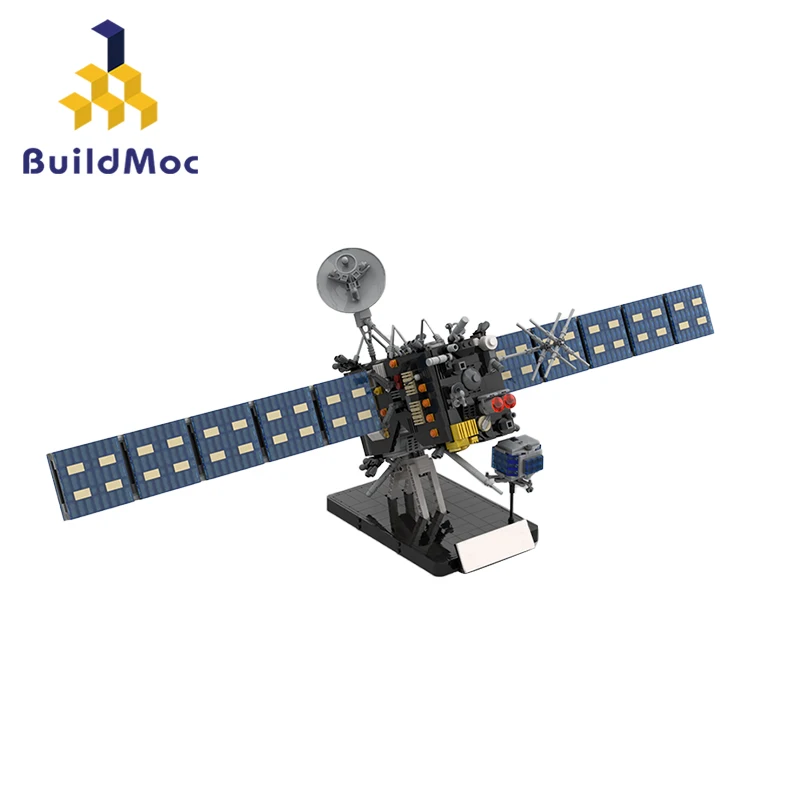 

BuildMoc Rosetta-Philae Scale 1:12 Comet Mars Exploration Building Block Set Space Satellite Detector Machine Bricks Toys Gifts