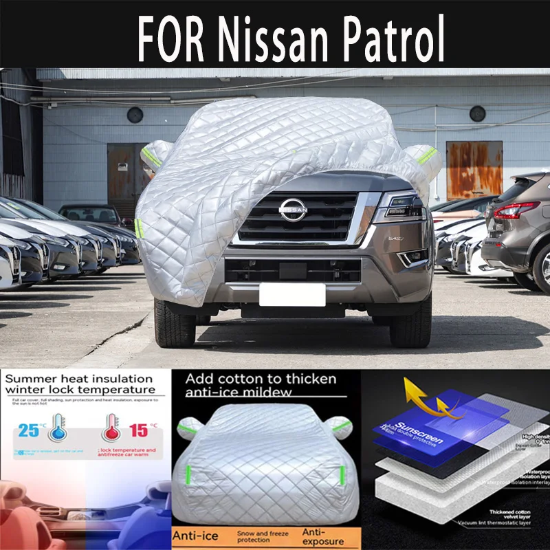 

For Nissan Patrol auto hail proof protective cover,snow cover,sunshade,waterproof anddustproof external car accessories