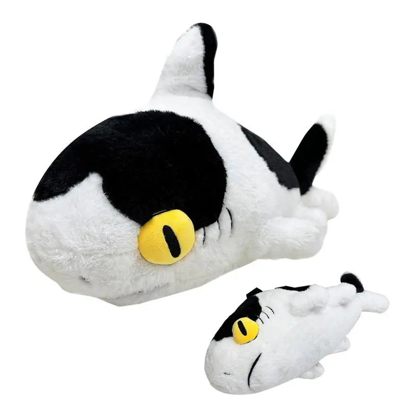 

Гигантская мягкая Акула, искусственные плюшевые игрушки, Акула, кот, корова, Спящая плюшевая Акула, плюшевая подушка, мультяшная кукла, мягкие игрушки