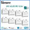 SONOFF DUALR3 Dual R3 Lite Smart Wifi Curtain Switch for Electric Motorized Roller Shutter Control Via Alexa Google Home eWeLink 1