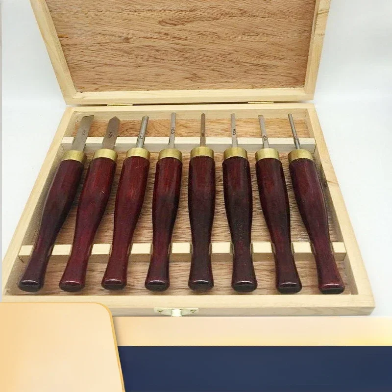

8Pcs Set Mini Car Wooden Knife Carving Chisel with Excellent Performance Carving Knife Woodworking Decoration Tool DIY