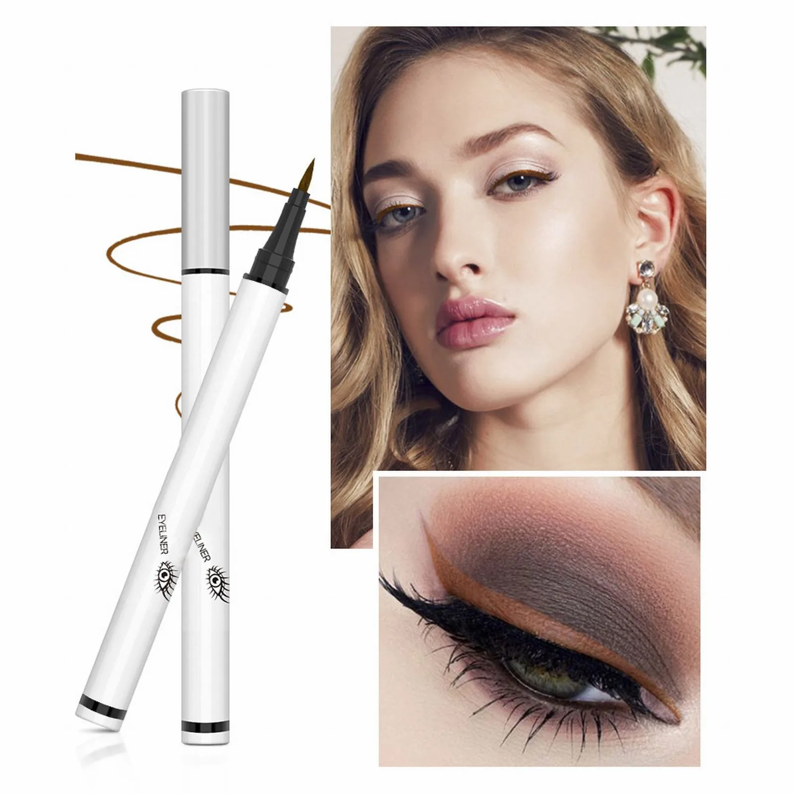 Shaving Pencil Color Eyeliner Pen Waterproof Non Dizzy Fast Drying