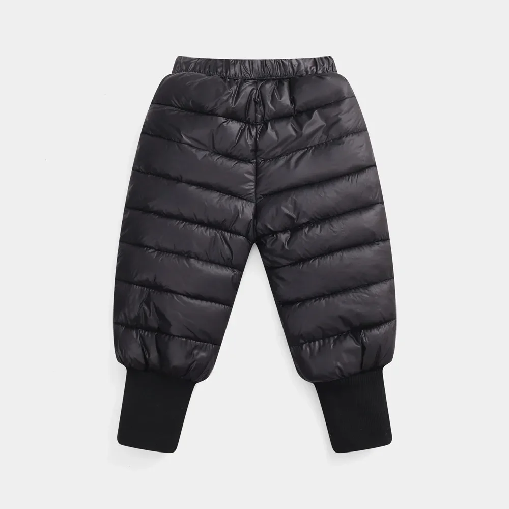Boys Girls Down Cotton Pants Padded Thick Warm Waterproof Elastic Waist Trousers Kids Baby Toddler Winter Ski Sport Clothing New