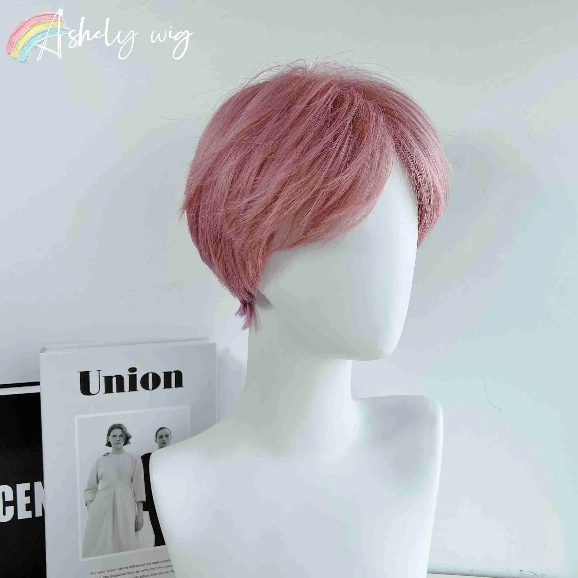 Synthetic wig short boy cut Amazon.com : Creamily Mens Wigs Short Hair, Mens Hair  main image 2