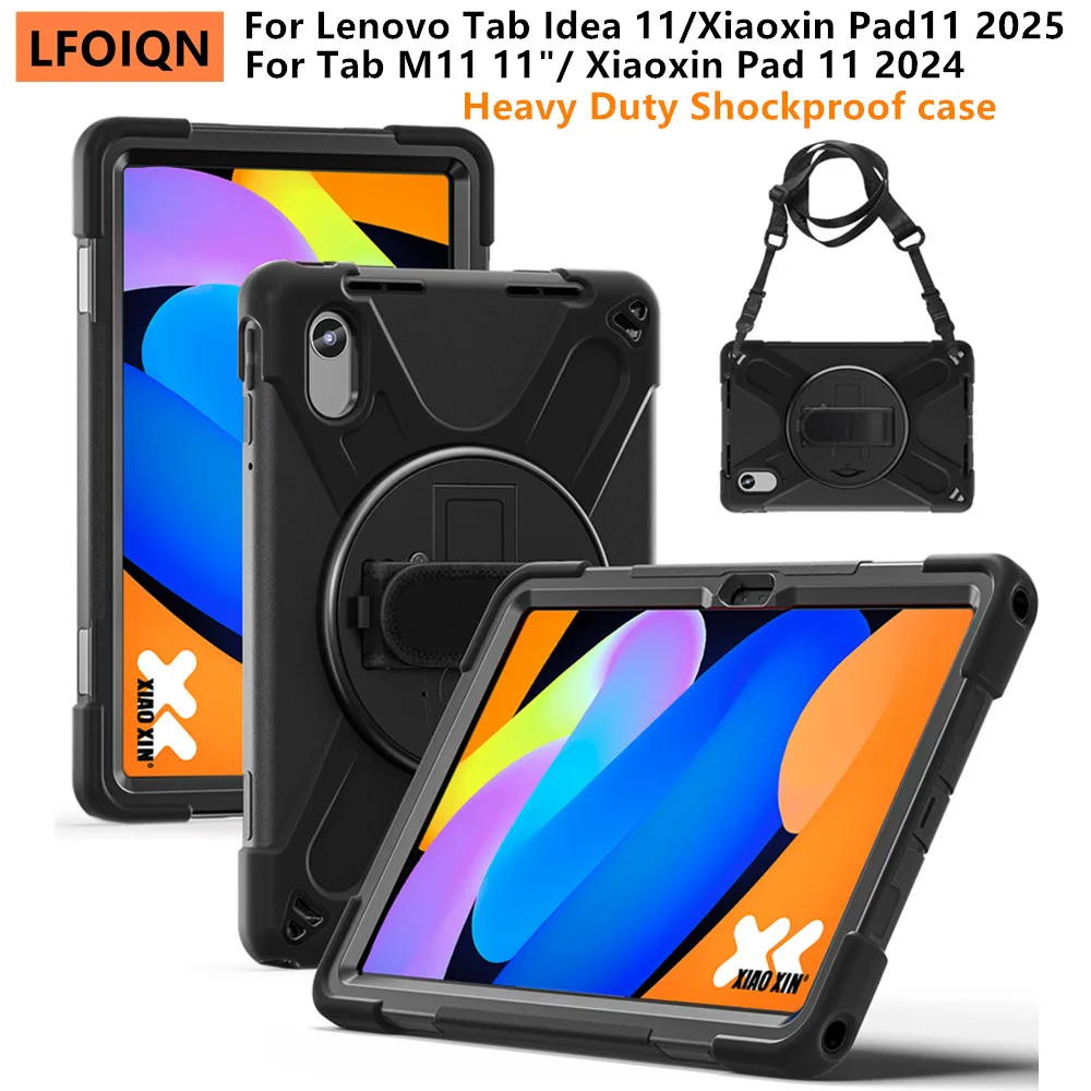 Enhanced 360° Rotating Rugged Tablet Stand Cover