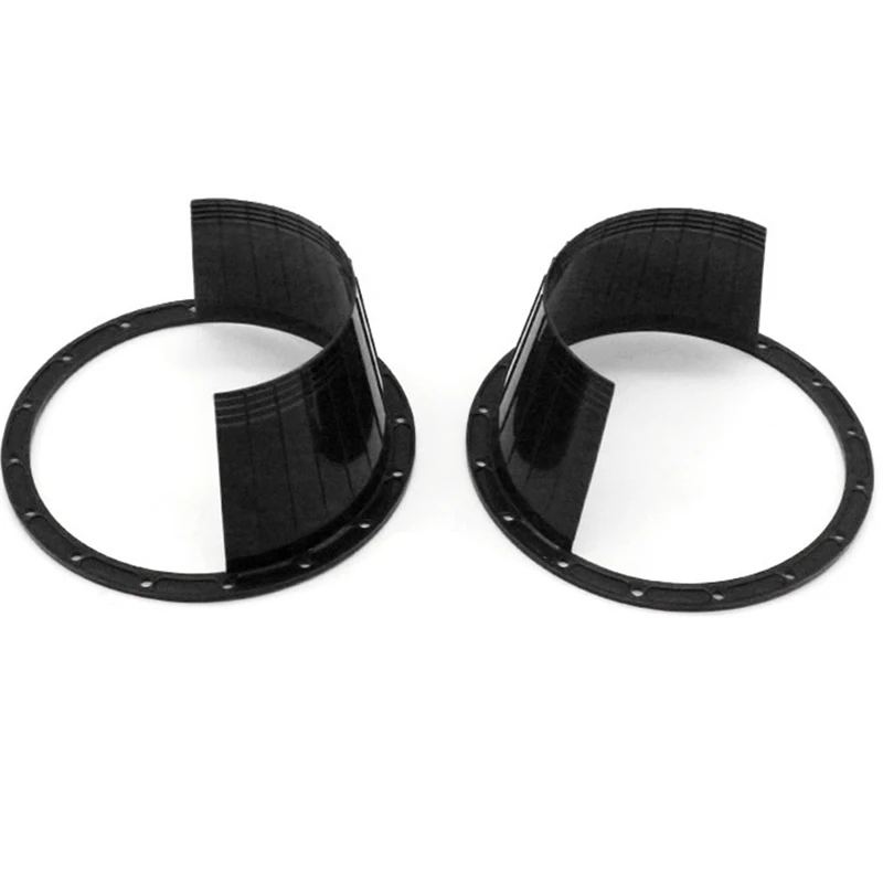 1 Pair 6.5 Inch Door Audio Speaker Ring Waterproof Cover Black Red Universal Protector Shell Car Accessories колонки в машину