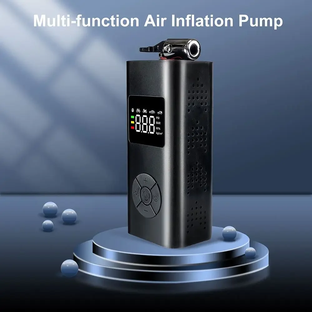 

12V 150PSI Rechargeable Air Pump Tire Inflator Cordless Portable Compressor Digital Car Tyre Pump for Car Bicycle Tires Balls