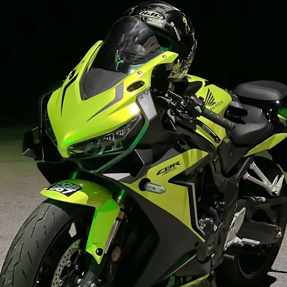 CBR650R Front Winglets für Honda CBR650R 2019–2023 Verkleidung Aero Winglet Seitenabdeckung Aerodynamischer Flügel CBR650R GSX250R – Detail 4