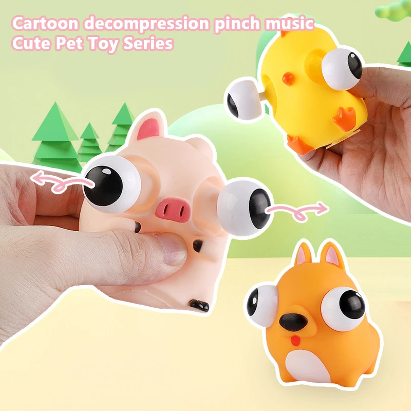 

Elastic Eye Frog Squeeze Sensory Toys Cartoon Slow Rebound Animal Toys Anti Stress Stress Reliever Toy