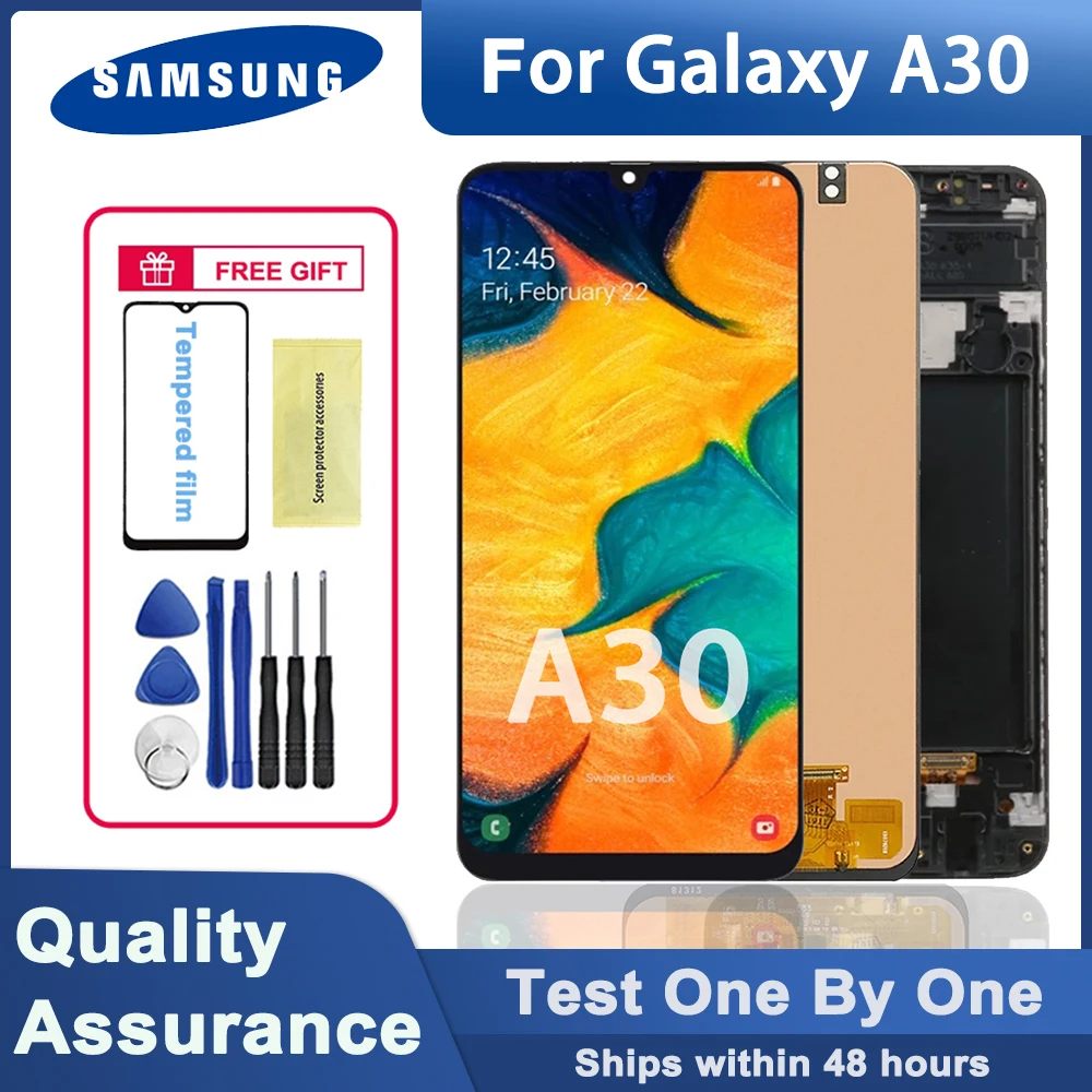 

6.4" Original LCD Display for Samsung Galaxy A30 A305/DS A305F A305FD A305A LCD Touch Screen Digitizer Assembly For Galaxy A30