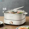 Electric Hot Pot, Household Multifunctional Mandarin Duck Split Type, Large Capacity Electric Fry Pot, Electric Cooker. 1