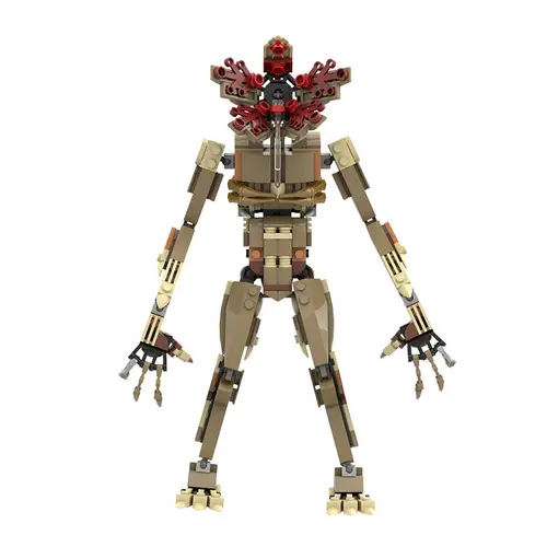 MOC Demogorgon Monster Building Blocks Strangered Things Vecna Clock Eleven Van Bricks Model Desktop ornament Toys Kid Gifts - Image 6