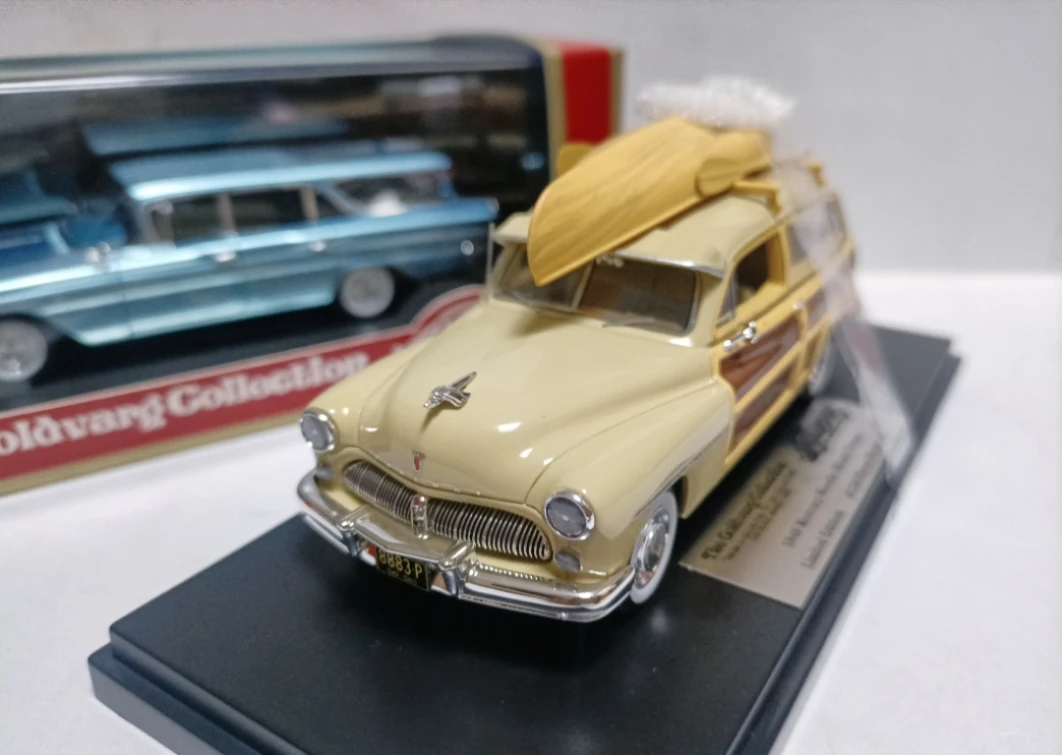 

Goldvarg 1:43 Mercury Woodie 1949 Vintage Car Simulation Limited Edition Resin Metal Static Car Model Toy Gift