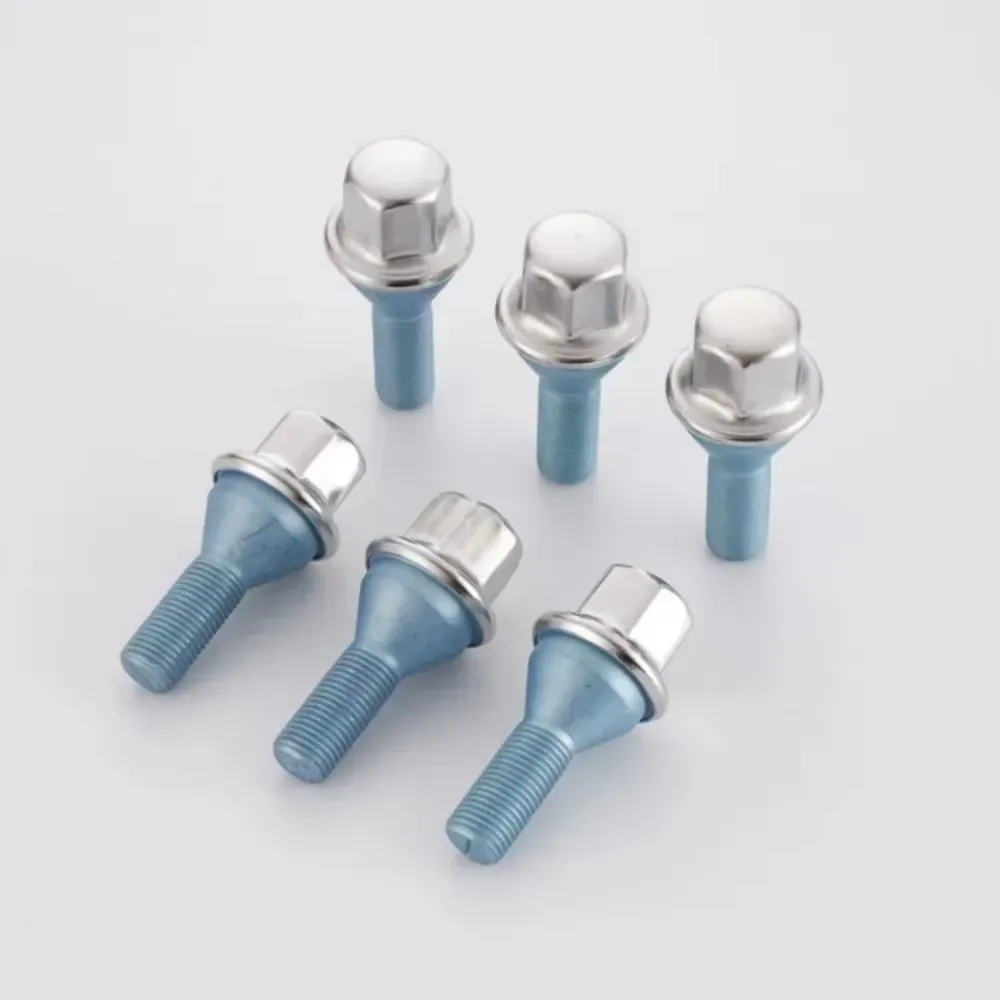1pc Lug Bolt Wheel Hub Screw Fit for Jeep Cherokee Compass Patriot Renegade Grand Commander M12x1.25 Hex 19mm Lenght 59mm auto fasteners auto accessories car screws