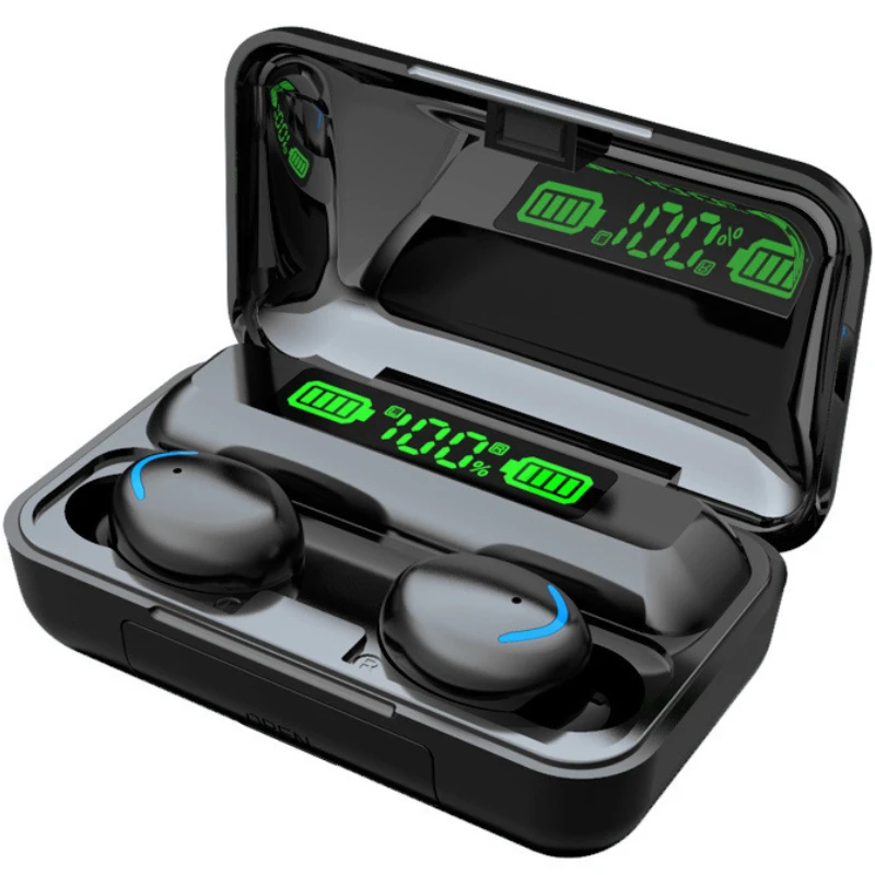 Earbuds Support Phone Charger Earphones Bluetooth Wireless Headphones