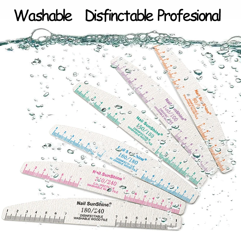 50 stücke Nagel feile Holz Schleif puffer Block Pediküre Maniküre UV Gel Nagellack Pro Nagel feilen künstliche Nagels pitzen Werkzeuge – Detail 7