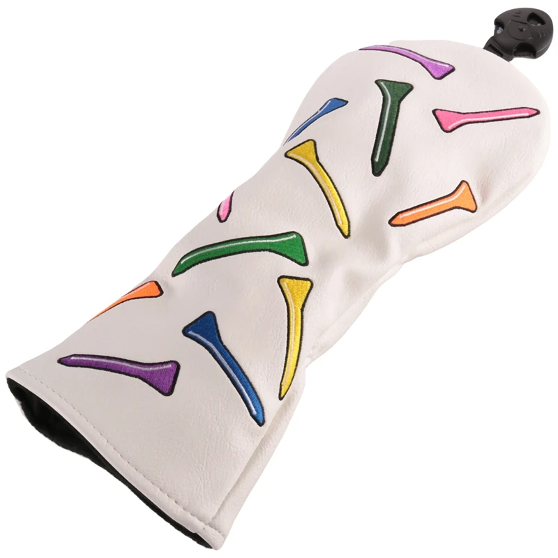 

Tees Pattern Golf Club Cover Spare Parts For Driver,Fairway,Hybrids-Golf Driver Headcover/Golf Fairway Wood/Hybrid Club