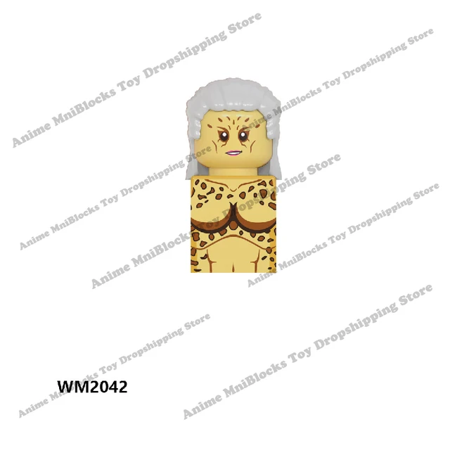 Movie Batman The Joker Harley Quinn Wonder Woman mini action toy figures building blocks Assemble bricks kid gifts WM6080 WM6100 WM2042