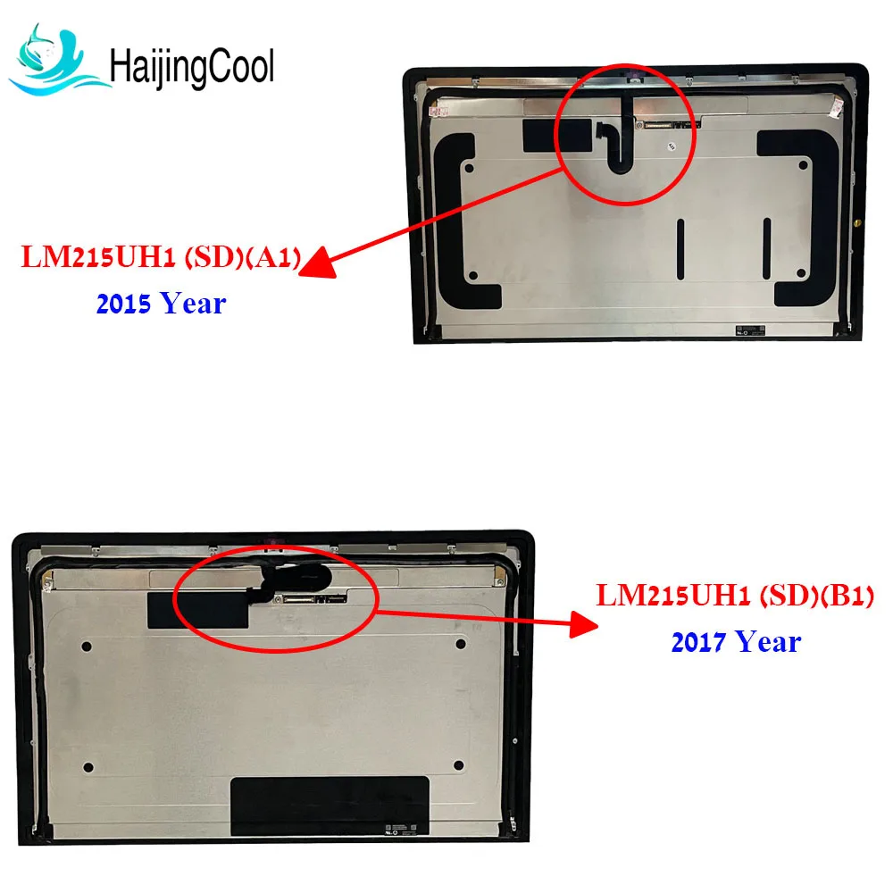 풀 LCD 디스플레이 유리 2015 2017, A1418 4K 디스플레이 어셈블리 LM215UH1-SDB1 LM215UH1-SDA1, 아이맥 21.5 인치 A1418