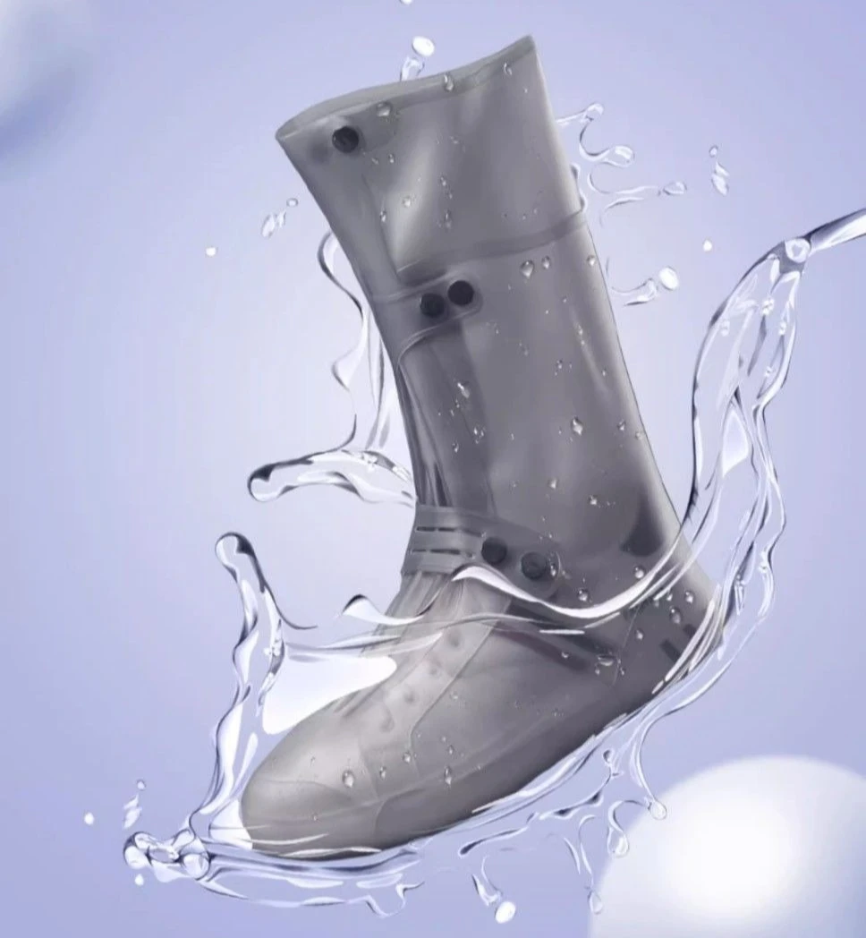 Waterproof Rubber Rain Boots For Men Flat Lightweight Wide Fit_voghion.com