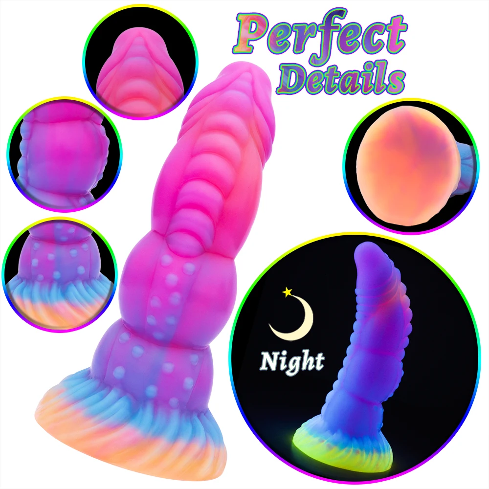 Anal Monster Dildo With Suction Cup Butt Plug Anal Masturbator_voghion.com