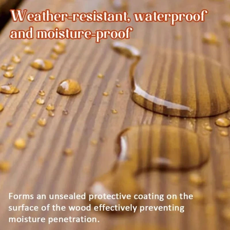 Wood Wax Oil 100g Outdoor Anti-corrosion Waterproof Water-based Wax Oil Furniture Polishing Beeswax