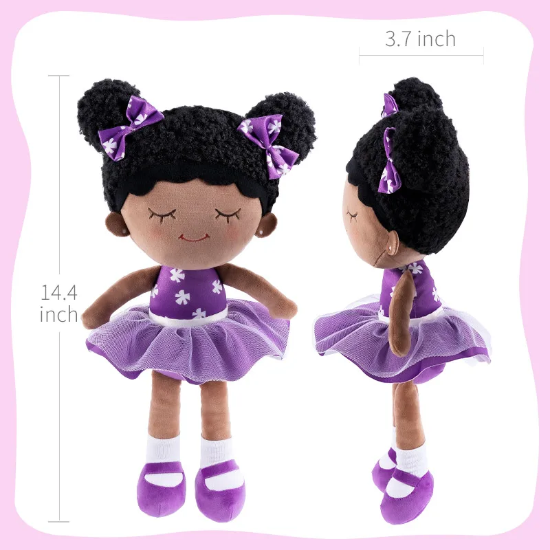 Ballerina Bambola Di Pezza Nera Bambola 35 Cm Barbie Ballerina Da