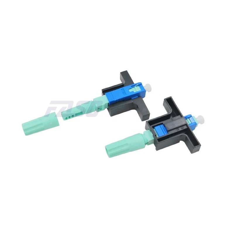 SC APC Single Mode SC UPC Fiber Optic Quick Connector Fiber Optic Adapter FTTH Fiber Quick Connector