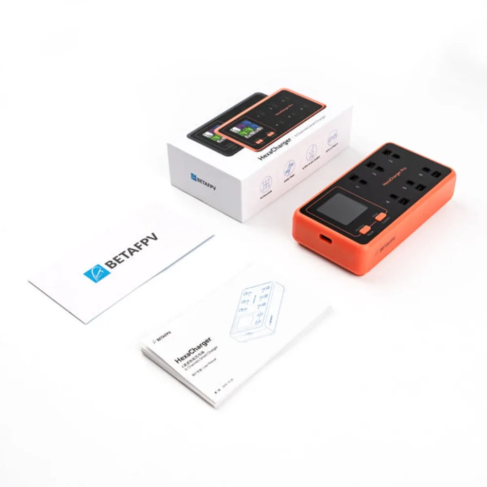 HexaCharger 1S Chargeur 6 Batteries RC 24W/78W PD 3.0