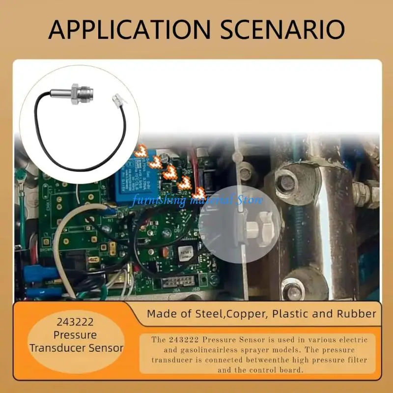 Y5GD 243222 Edelstahl-Drucksensor für 390 395 490 495 595 695 795 1095 – Detail 10