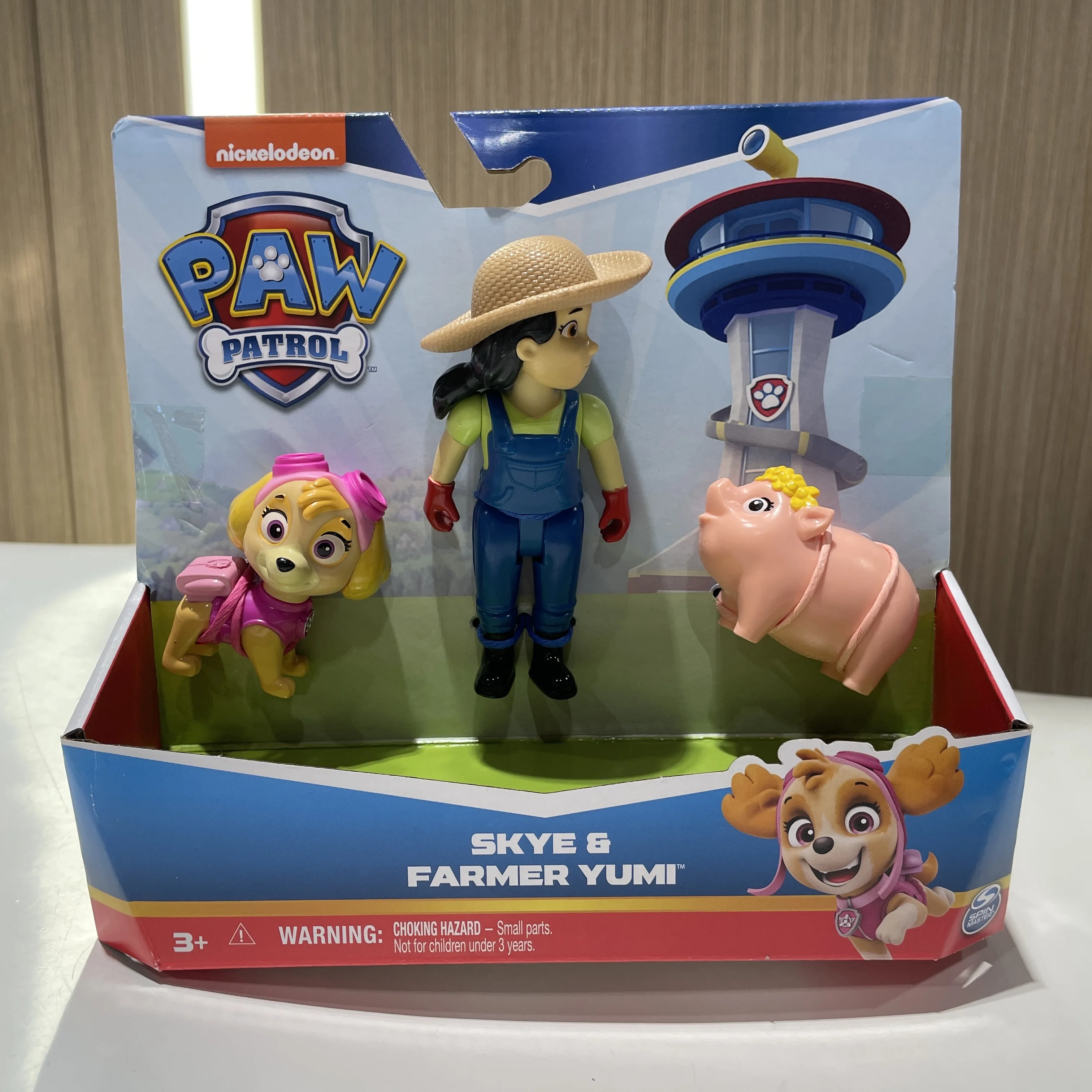 100% genuino Paw Patrol capitán turbo Mayor Goodway Chickaletta Humdinger Danny Yumi conjunto de figuras de acción niños