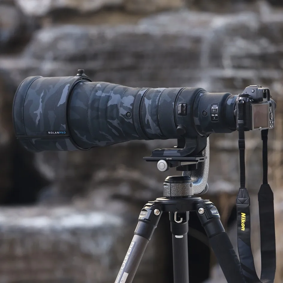 ROLANPRO Wasserdichte Objektiv Camouflage Mantel Für Nikon Z 600mm F4 TC VR S Regen Abdeckung Schutzhülle Für NIKKOR Z600 F/4 Pistolen Fall – Detail 13