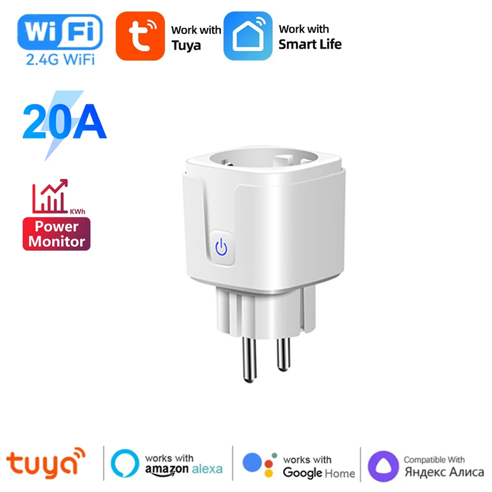WiFi Smart Plug with Power Monitoring and Timer Functionality