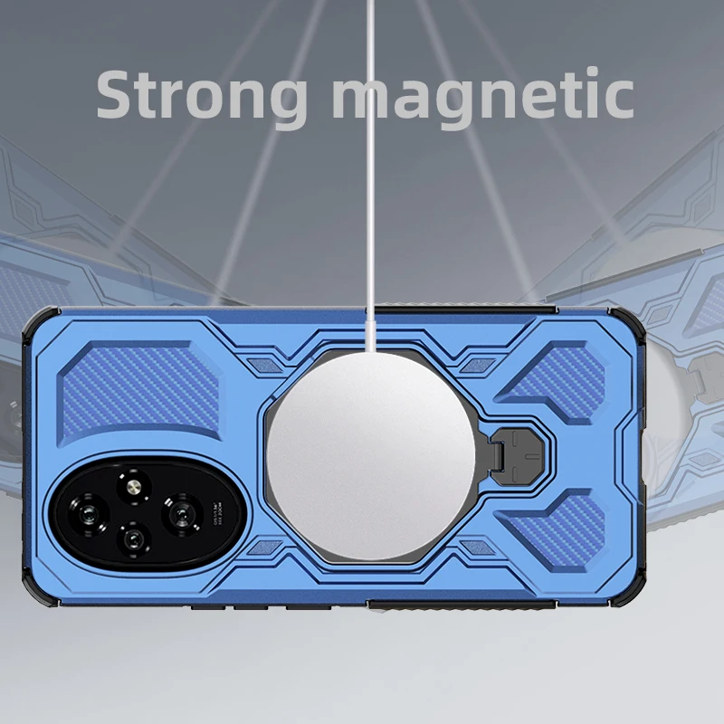 Shockproof Armor Protection Phone Cover with Car Magnetic Holder Ring