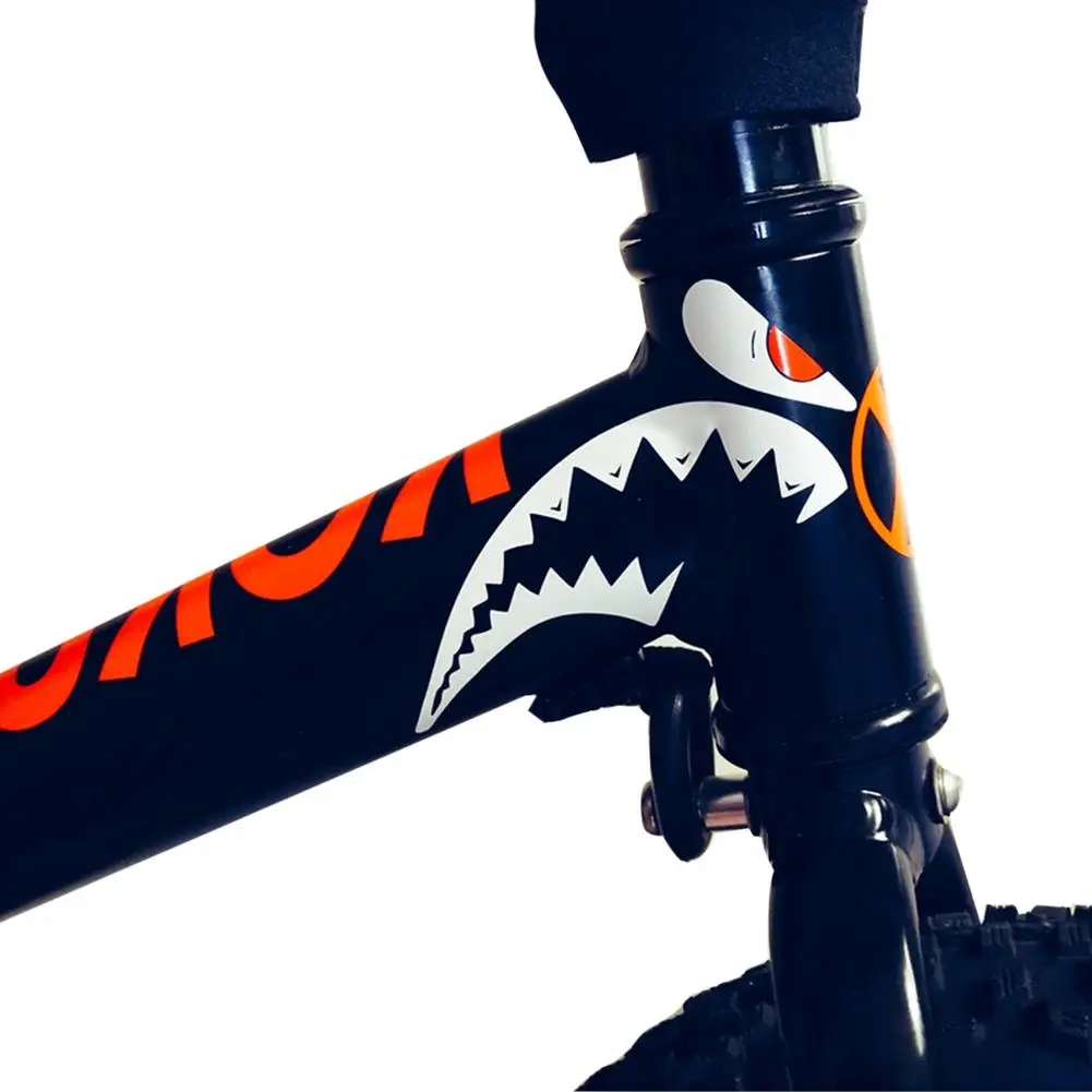 Bicycle Frame Decorative Sticker MTB Shark Head Tube Stickers