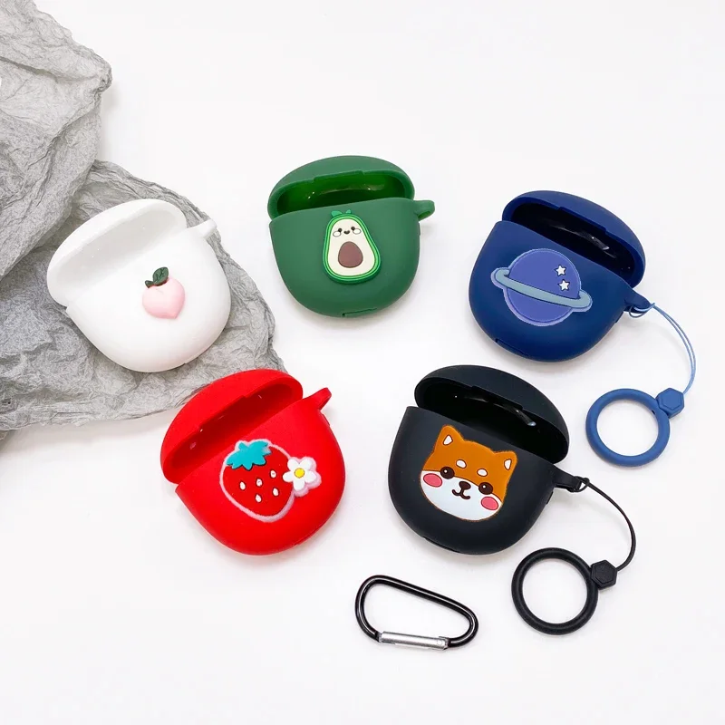 Custodia Per Cartoni Animati Per Bose Quietcomfort Ultra Case Funny Silicone Ring Anti-Drop Protect Cover Per Auricolari Per Bose Quietcomfort Ultra