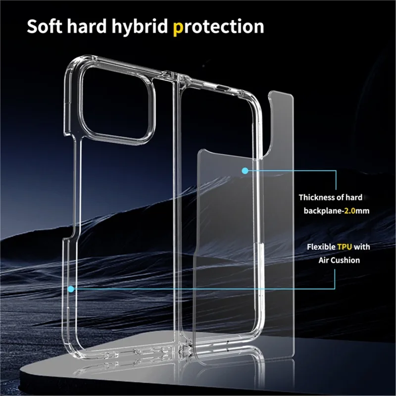 Ultra-Thin Transparent Skin-Friendly Acrylic Phone Case - Shockproof Cover