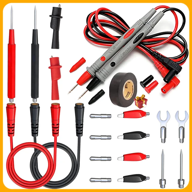 Prueba Multímetro Kit Del Sistema, Con Pinzas De Cocodrilo R | Envío Gratis