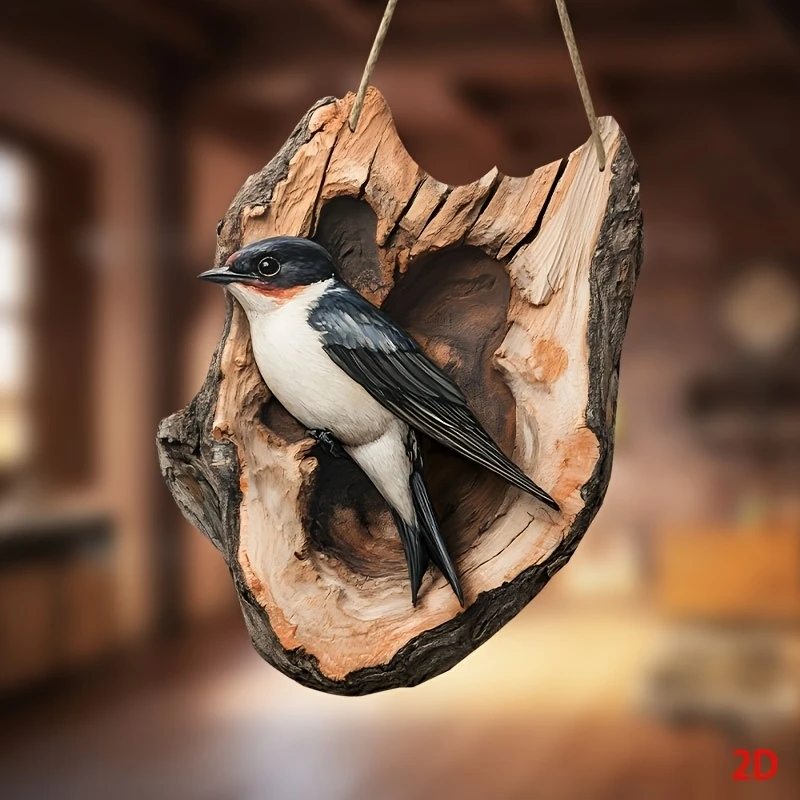 Vintage Bird Wall Sign 2