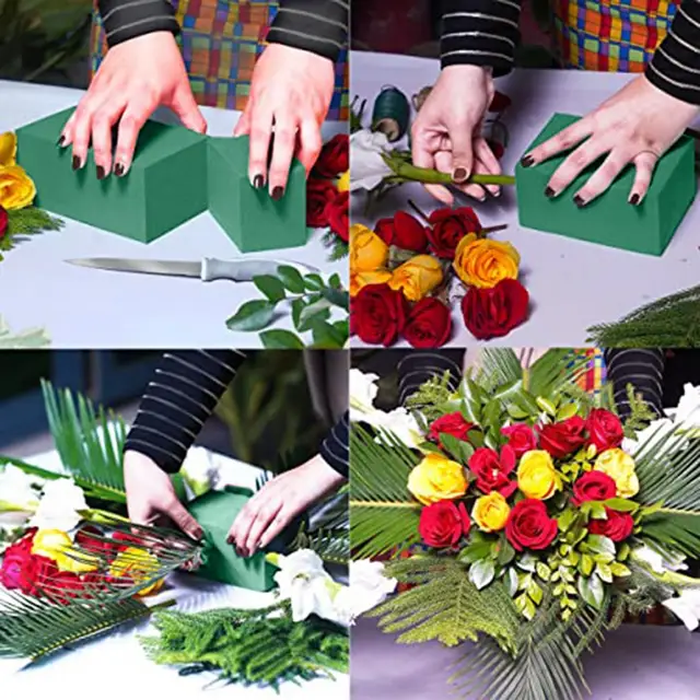 Nagyszerű Széles Körben Alkalmazható Virághab Blokk Véletlenszerű Vágás Kerti Kézműves Virág Elrendezése Tartsa A Nedvességet - Image 3