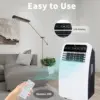Portable Air Conditioner, AC Unit with Built-in Cool, Dehumidifier & Fan Modes for Room up 5