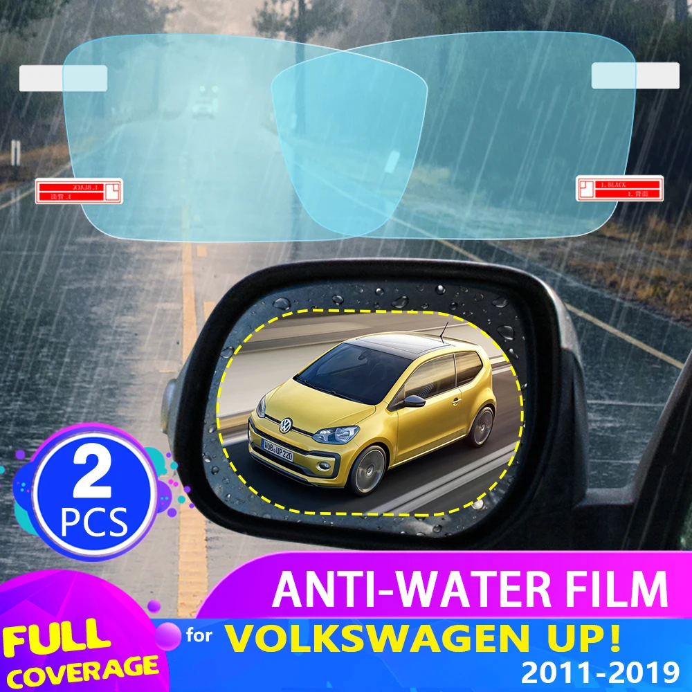 Pellicola Per Specchietto Retrovisore Auto Per Volkswagen Vw Up! Up E-Up! 2011 ~ 2019 2012 2013 2014 2015 Anti-Nebbia Impermeabile Sticker Accessori