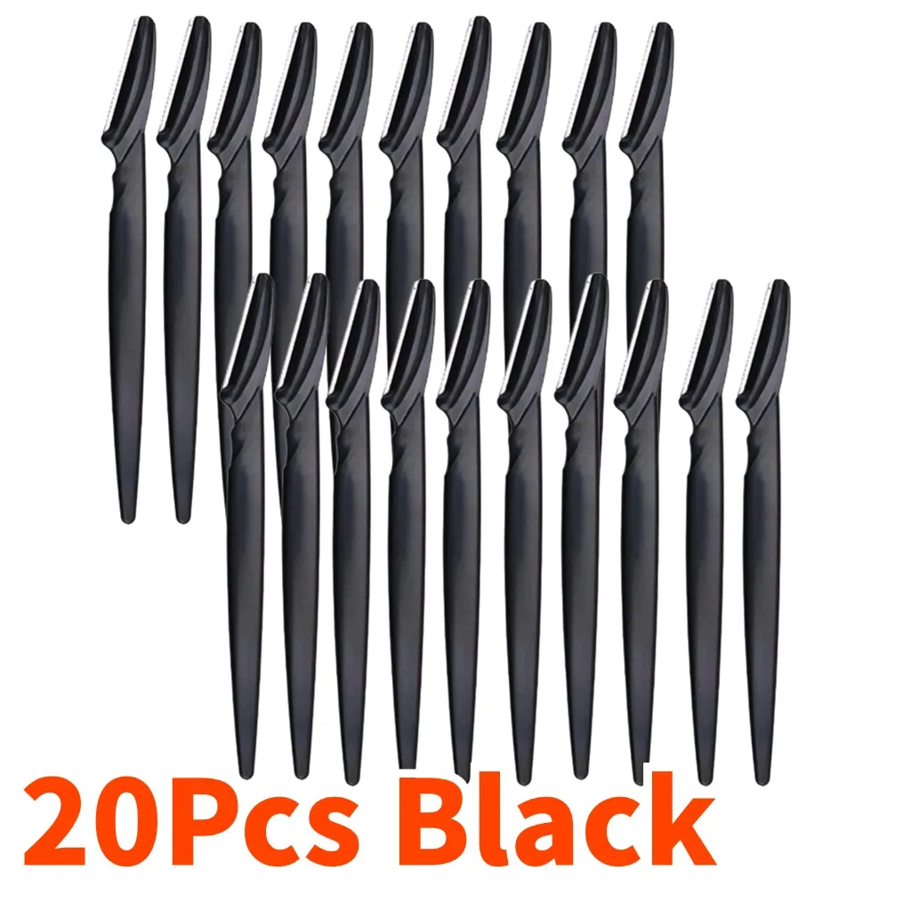 Eyebrow Razor 10/20/30/40/50Pcs Eyebrow Trimmer Face Razor Hair Remover Eye Brow Shaver Blades for Cosmetic Beauty Makeup Tools eyebrow razor hair remover eyebrow trimmer eyebrow trimmer set eyebrow razor set eyebrow trimmer blade face shaver facial hair remover hair shaver